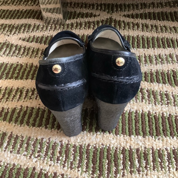 MICHAEL MICHAEL KORS Black Rory Loafer Wedge Pumps Size 7.5M EUC - Picture 6 of 11